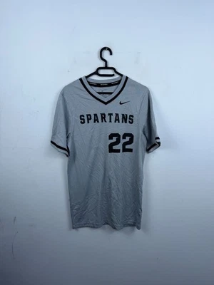 Maillot Baseball Spartans #22 Nike Team Gris | Jersey Ncaa Usa - Photo 1/4