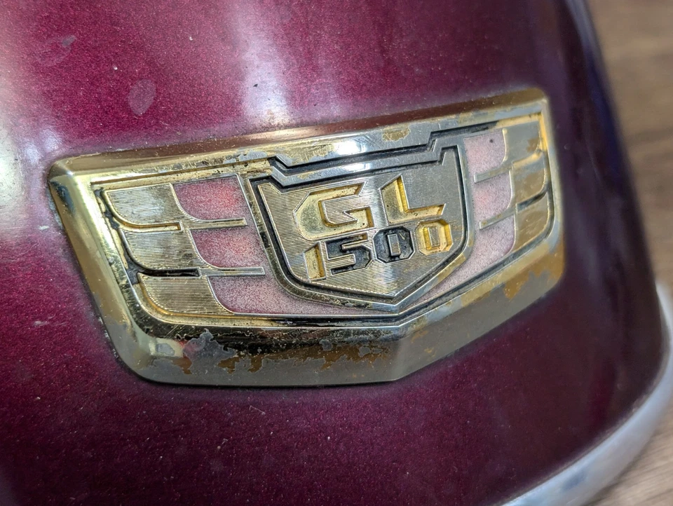 Guardabarros delantero medio rojo Honda Goldwing GL1500 1988-1989 OEM Foto 4 de 4