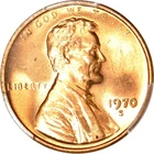 1970-S 1C Small Date Lincoln Memorial Cent PCGS MS64RD