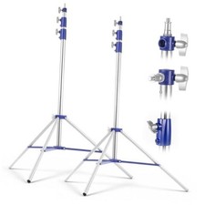 Heavy Duty Light Stand for Photography, 9.8ft/300cm Adjustable 2 pack 9.8ft