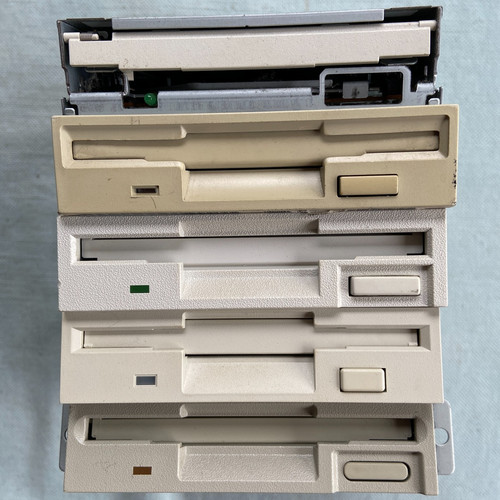 3.5” Floppy Drive Lot 5 NEC FD1231T Epson SMD-300 HP SMD-1340 Sony MP-F17W-09 Te