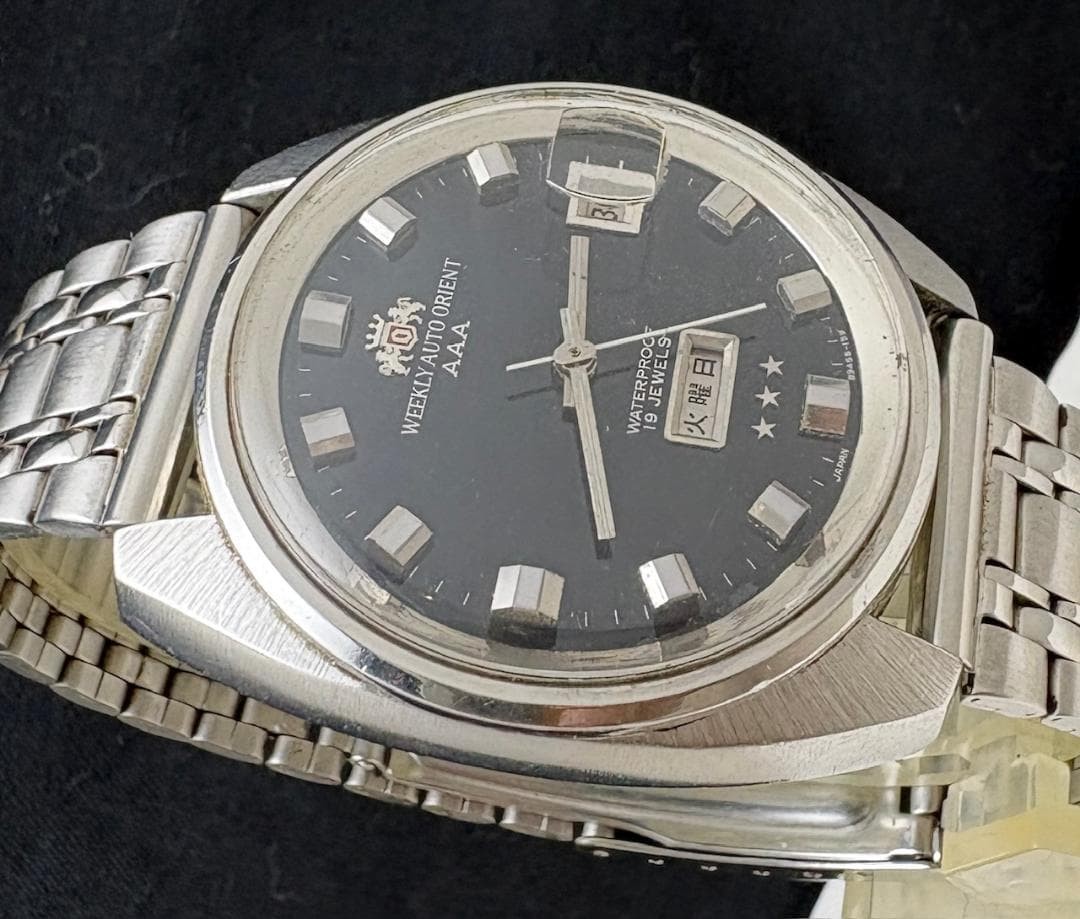 Vintage Orient Weekly Auto AAA Automatic Watch 19… - image 6