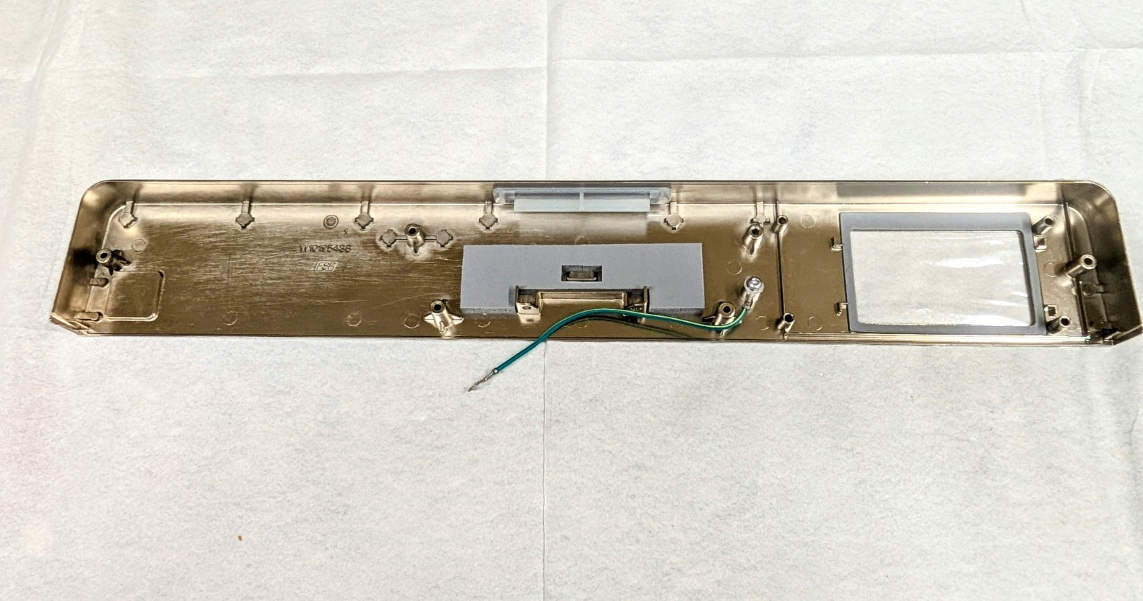 Whirlpool Kenmore Elite Chrome Control Panel W10195438 Replacement Part