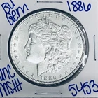 1886 BU UNCIRCULATED MORGAN SILVER DOLLAR AUTHENTIC U.S. MINT FREE SHIPPING 5453