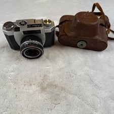 Vintage Kalimar A 35mm Film Camera with Terionon 45mm f3.5 Lens and Leather Case
