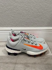 Men 11 Nike Alpha Huarache Elite 4 Low MCS Baseball Cleats Gray HF1137-001