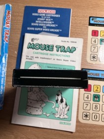 Intellivision Mouse Trap Game by Coleco Complete in Box CIB . Tested/Works .   