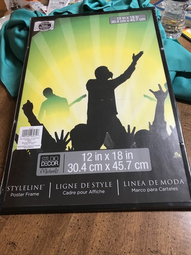 Posterrahmen schwarz 12 x 18 NEU