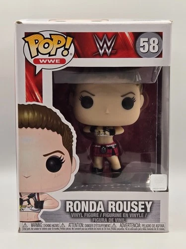RETIRED Funko Pop! Vinyl: WWE - Ronda Rousey #58 w/ protector (new)