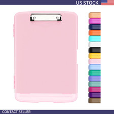Clipboard with Storage with Pencil Case, 8.5 x 11 Storage Clip Board