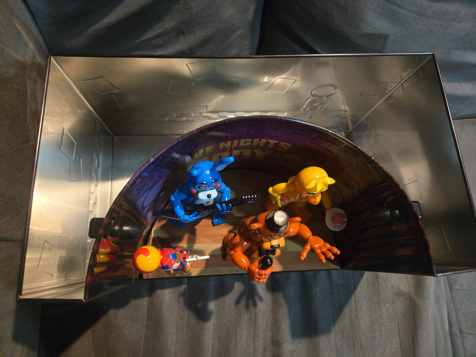 FNAF 2 Five Nights at Freddy's 2 2025 Stage Popcorn Bucket Light-Up NEW UNUSED