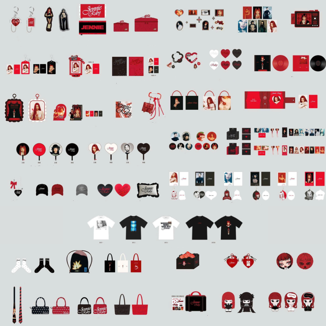 AUTHENTIC OFFICIAL MINISO x JENNIE RUBY POPUP STORE SHANGHAI MERCH