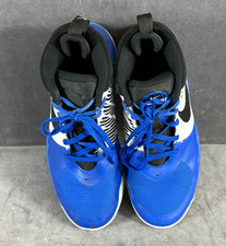 Nike Team Hustle D9 Game Royal White Shoes AQ4224-405 Youth Boy's Size 7Y GS 