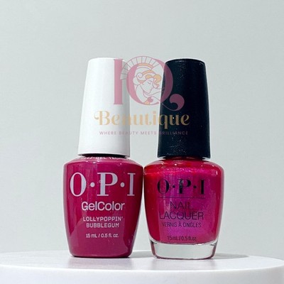 OPI Duo Gel & Nail Polish HPS02 - Lollypoppin' Bubblegum