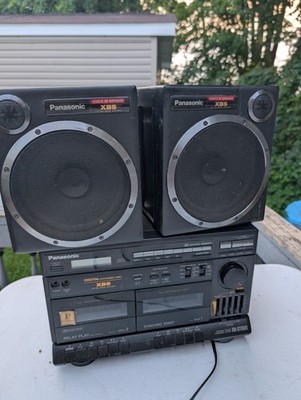 Panasonic RX-CT900 AM/FM Cassette XBS Portable Stereo System Works