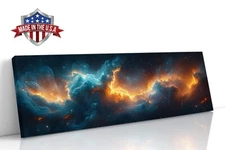 Rift of the Starborn Flame Abstract Canvas Print Home Decor, Wall Decor Poster