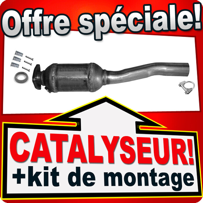 Catalyseur pour Audi 80 B3 B4 en acier inoxydable durable avec homologation