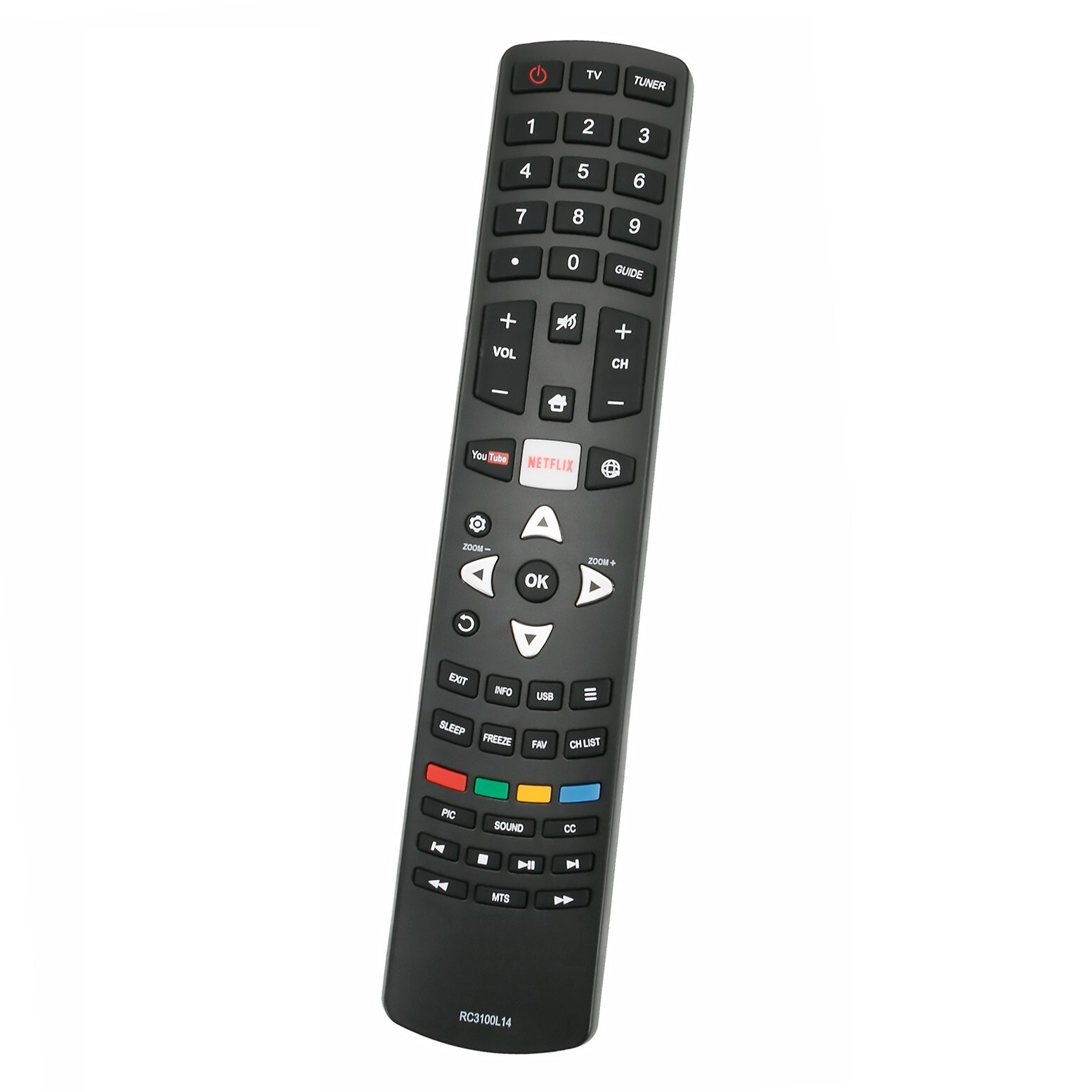 RC3100L14 Replace Remote Control for TCL 32D2900 32D2930 43P1US 43D2900 ...