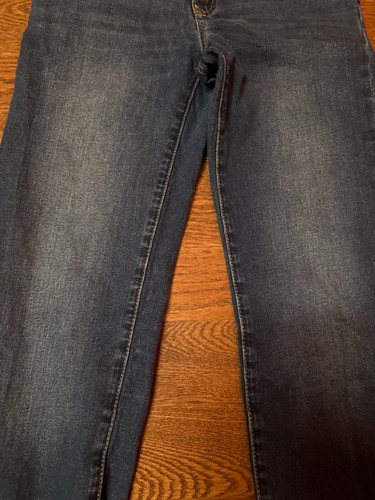 GAP Boys Size 14 Husky Straight Denim Blue Jeans Adjustable Waist - Picture 2 of 5