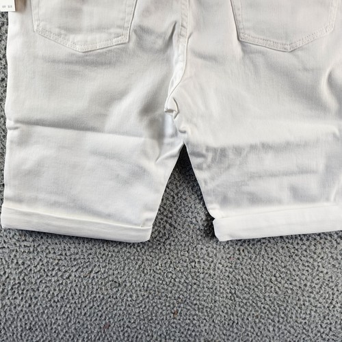 Polo Ralph Lauren Sullivan Slim Stretch Denim Shorts Big Boy 20 White Button Zip - Picture 11 of 17