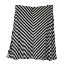 Vintage Ralph Lauren Skirt Womens Large Stretch Y2K Striped USA Preppy Nautical