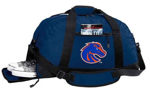 Boise State University Gym Bag or TRAVEL Duffel SEPARATE SHOE POCKET!
