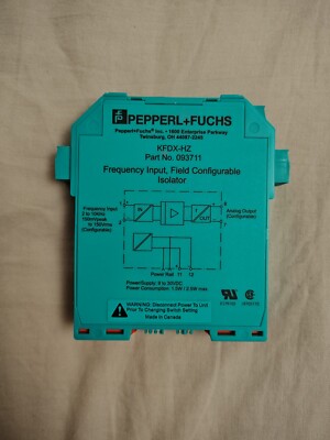 PEPPERL+FUCHS KFDX-HZ FIELD CONFIGURABLE ISOLATOR SIGNAL CONVERTER