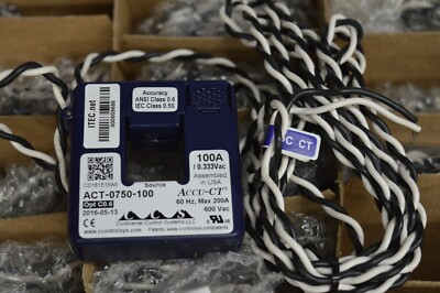 Continental Control Systems ACT-0750-100 Split Core Current Transformer