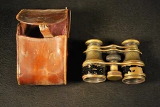 1897 BRITISH LAWRENCE & MAYO BINOCULARS "THE LYNX" - JAPANESE RUSSO - JAPAN WAR