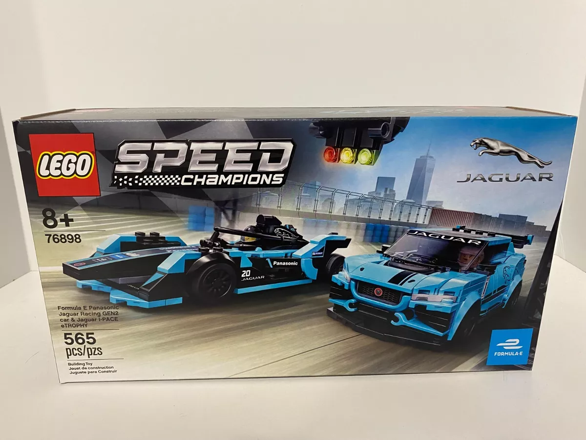 LEGO 76898 Retired SPEED CHAMPIONS Formula E Panasonic Jaguar Racing GEN2 NIB