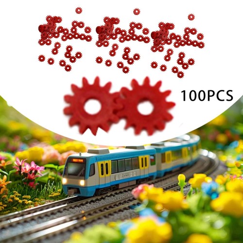 100-teiliges Zug-13-Zahnrad-Universal-Hobby-Zug-Zubehör für