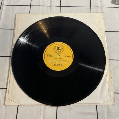 Ben Webster - Duke's In Bed! (LP, Album) - Picture 4 of 4