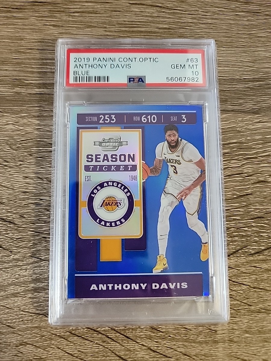 その他 2019 PANINI NBA ANTHONY DAVIS PSA10 PSA 10 2019 Anthony Davis /99 Contenders Optic Season Ticket