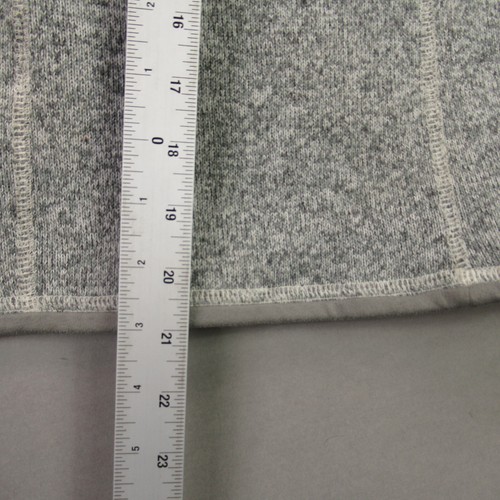 North Face Shirt Girls Medium 10 Long Sleeve High Neck Sweater Gray 1/4 Zip - Picture 8 of 10