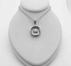 Beautiful 14k White Gold Natural Diamonds 0.65 tcw Charm Pendant Chain Necklace — photo 6