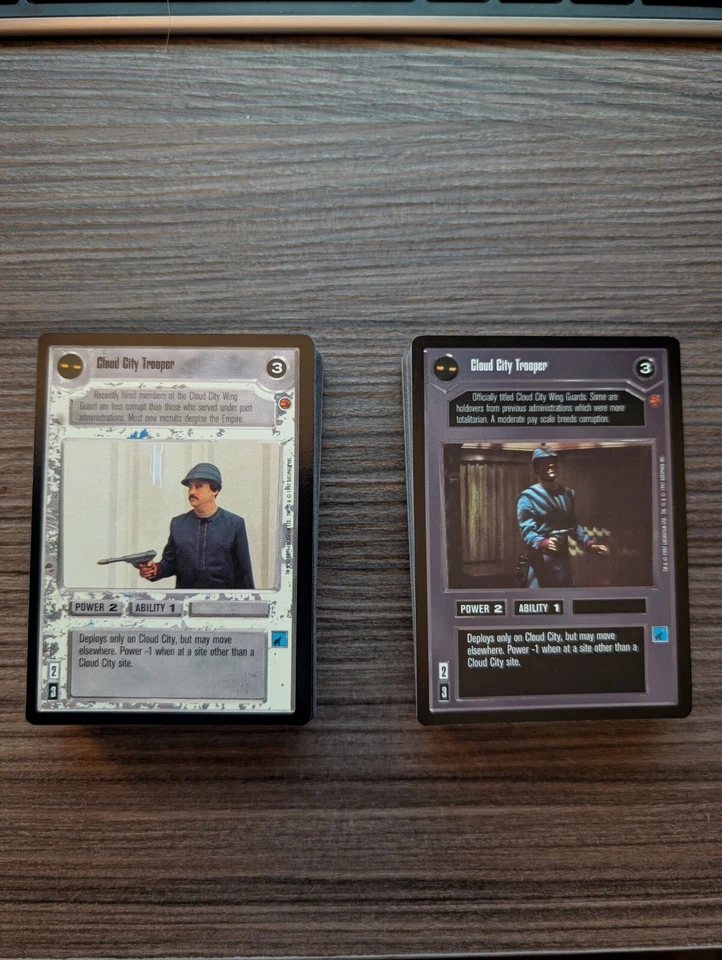 Star Wars CCG Cloud City Common/Uncommon Complete Set, 100 Cards, Pack Fresh,NM+ - Image 4 of 4