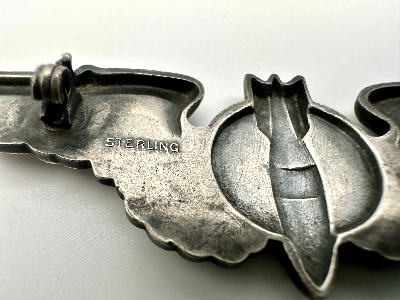 WWII US Army Air Force Sterling Silver Full Size 3” Bombardier Wings ...