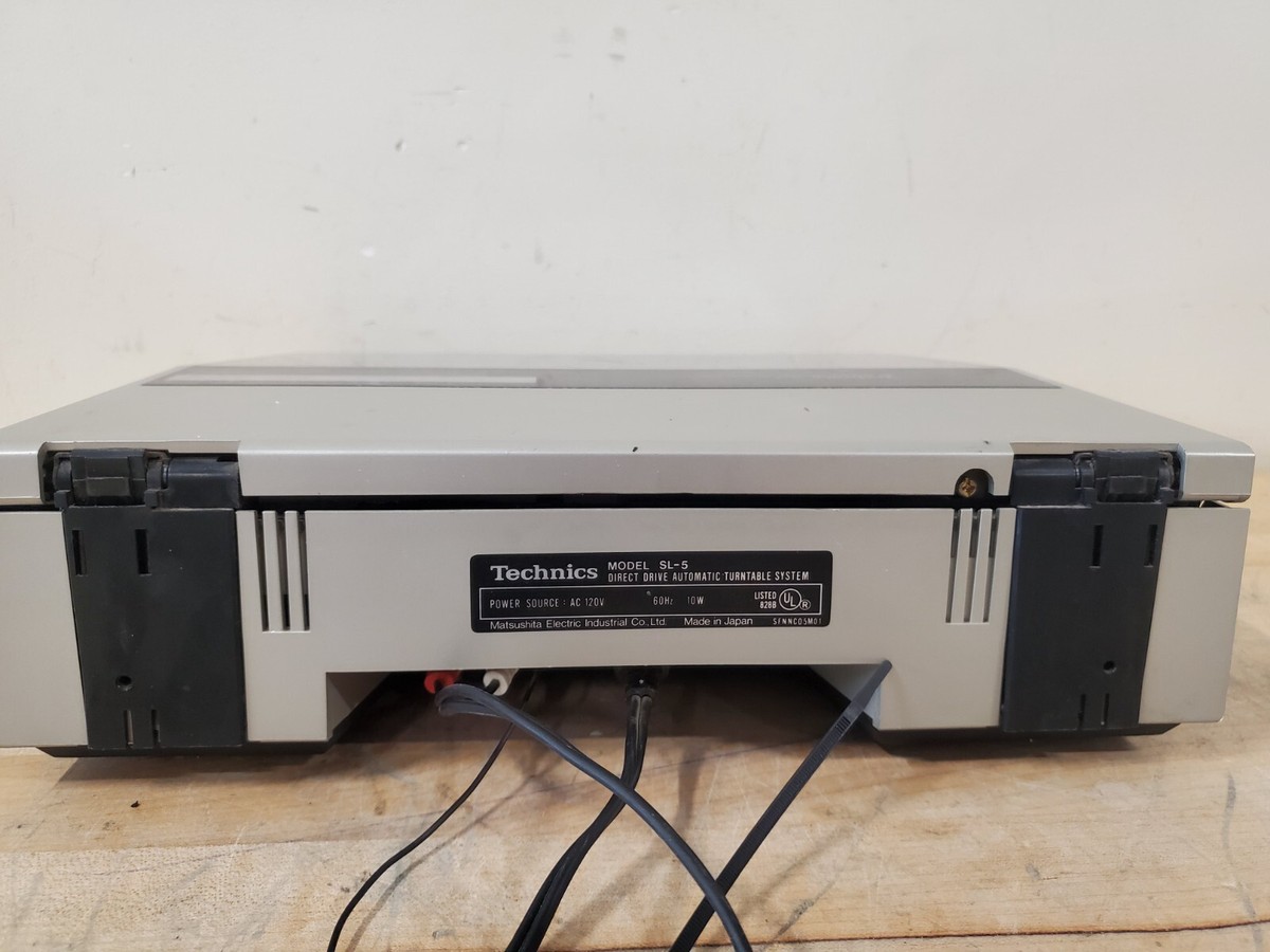 Vintage Technics SL-5 Linear Tracking Direct Drive Turntable