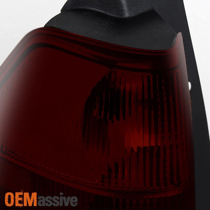 Luces traseras de repuesto Fit 02-09 GMC Envoy rojo oscuro L+R Foto 3 de 4