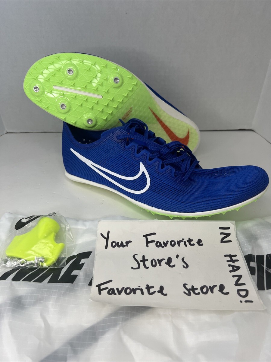 Nike Zoom Mamba 6 Track Field Distance Spikes Blue White 
