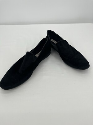 Steve Madden Laight Black Velvet Loafers Men display picture 1