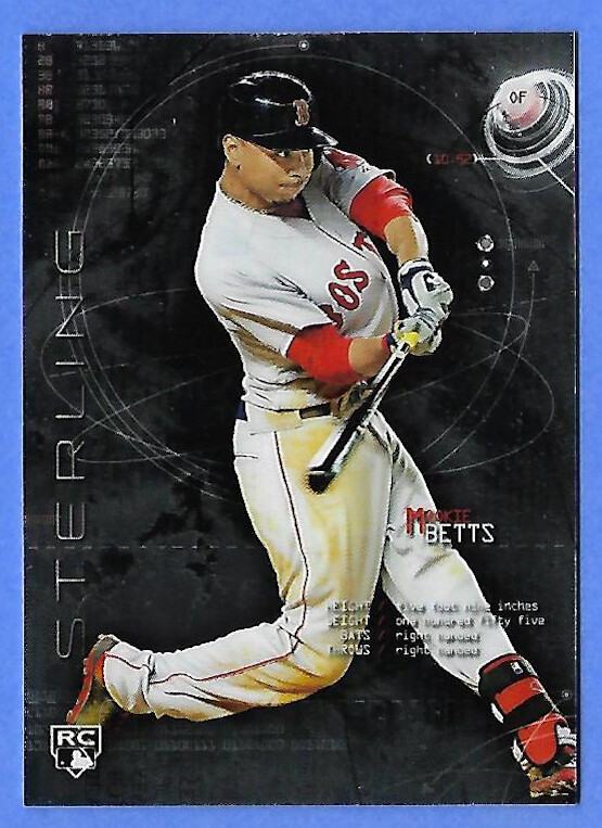 2014 Bowman Sterling Mookie Betts Rookie Card #17