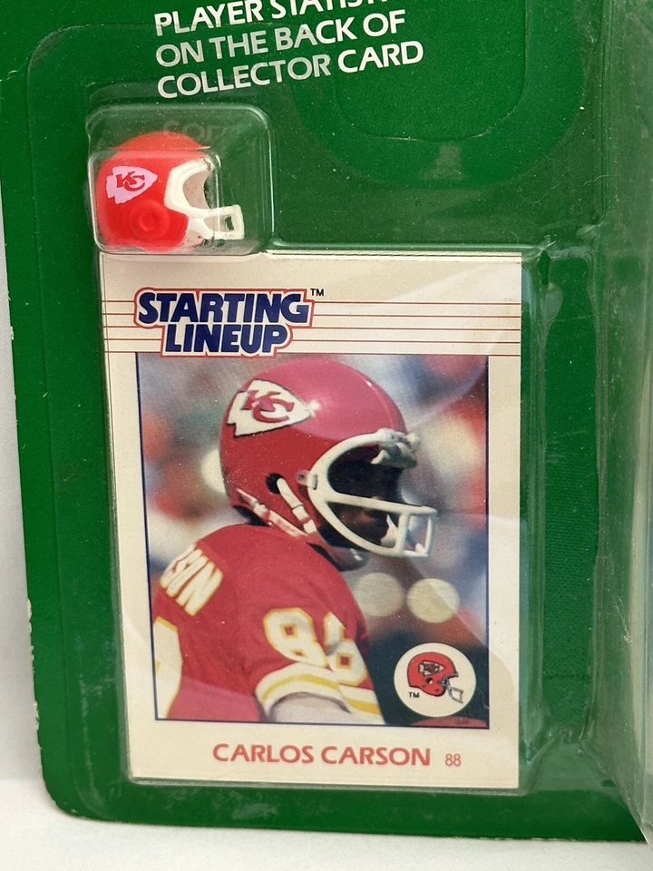 1988 STARTING LINEUP. CARLOS CARSON, KC CHIEFS. VERY RARE REGIONAL RELEASE ONLY! - Image 4 of 4