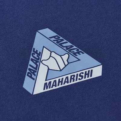 Brand New PALACE x MAHARISHI TRI-BONSAI HOOD BLUE - Size M