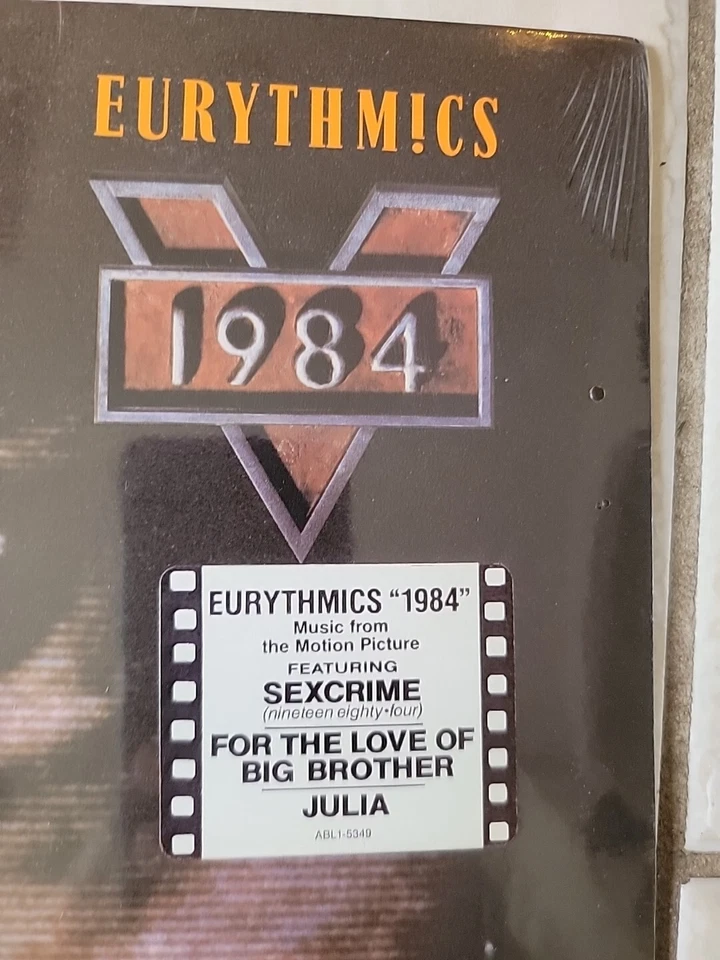 EURYTHMICS 1984 Sealed New"FOR THE LOVE OF BIG BROTHER" 1984 RCA ORIG PRESSING  - Image 3 of 4