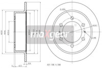 2X Maxgear 19-2526 Bremsscheibe FüR Daewoo Ssangyong
