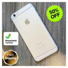 Apple iPhone 6 Silver Gray iOS 16GB 64GB 128GB Unlocked Verizon 4G LTE