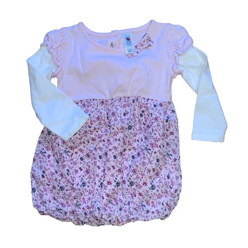 C&A Kleid Langarm Langarmkleid Gr. 86 Mädchen Mädchenbekleidung