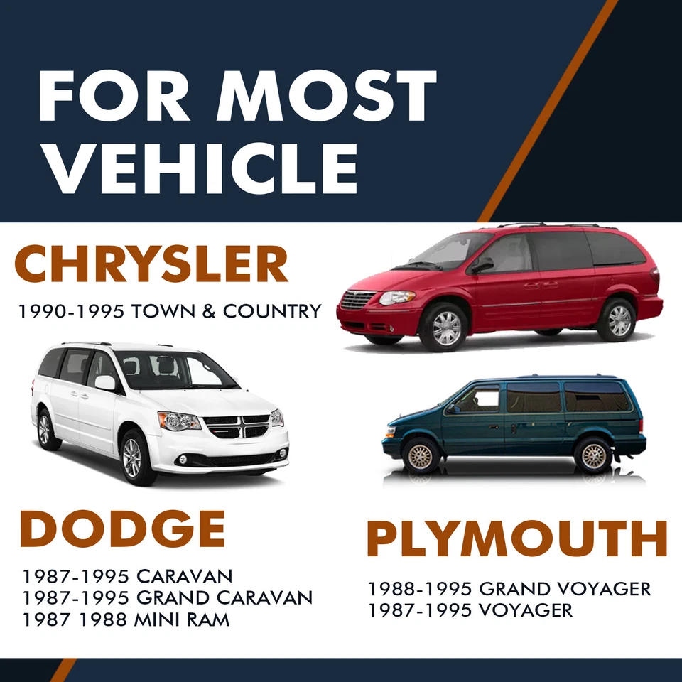 Juego de 4 amortiguadores delanteros rápidos completos puntal trasero para Dodge Grand Caravan 1987-1995 Foto 2 de 4