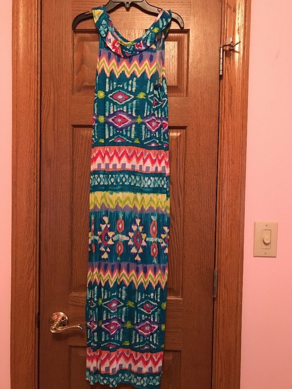 EUC MAGGIE BREEN TOO DESIGNER SLEEVELESS DRESS SIZE 16